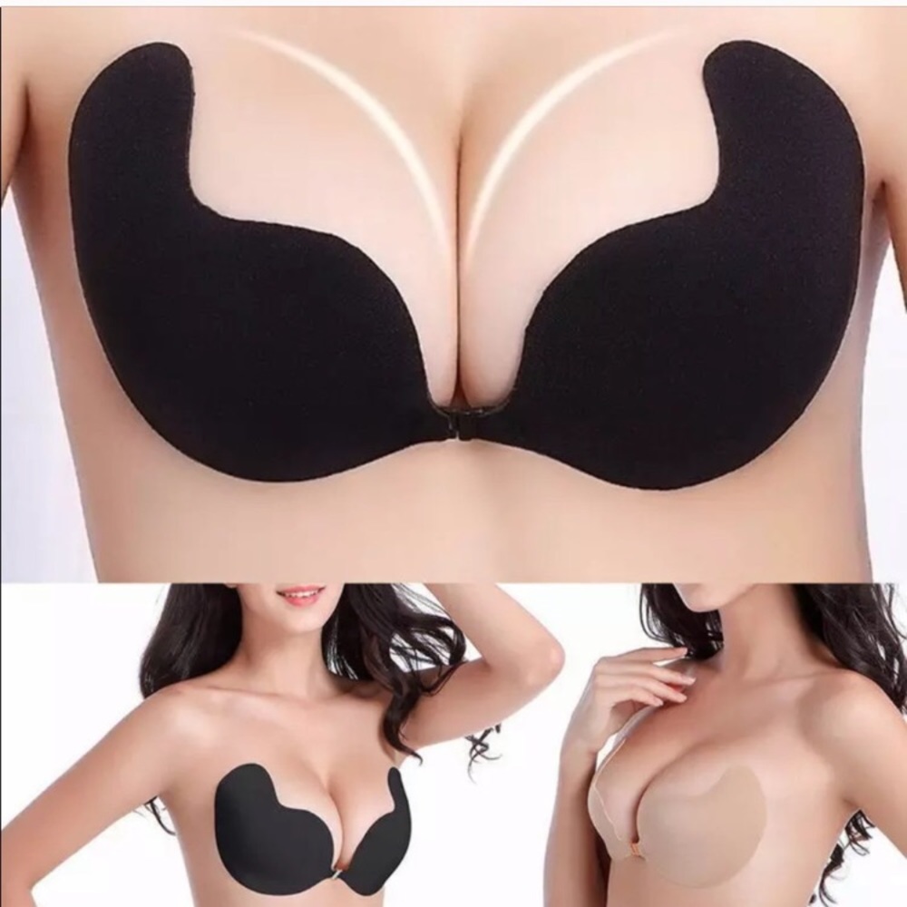 2x Strapless Instant Breast Silicone Push Up Bras